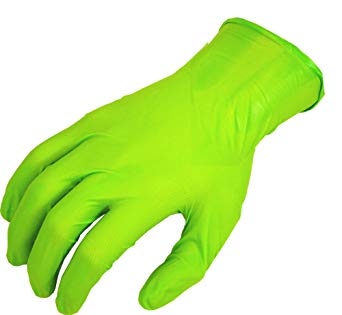 FINITE GREEN H/D NITRILE GLOVE (LARGE) - 166705 - Apaseal