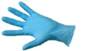 BLUE NITRILE GLOVES POWDER FREE X/LARGE}